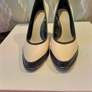 Nine West Black/White Heels